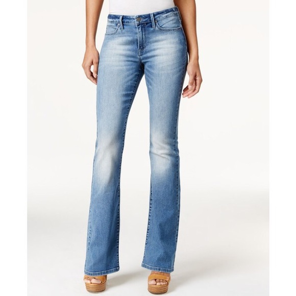 ladies flare leg jeans